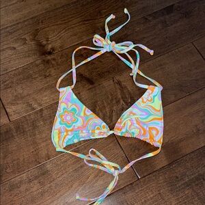 Colorful Kids Swim Bikini Top